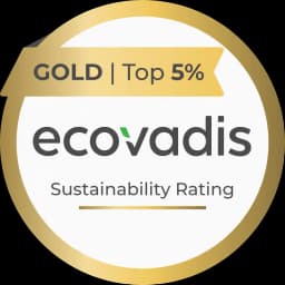EcoVadis Gold Sustainability Rating - Top 5%